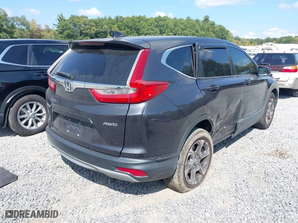 2018 Honda CR-V EX with VIN 5J6RW2H58JL034618, listed as a IAAI auction lot 40374390 with 95,255 mi miles. Bid and sale history available at carsss.com. Image 4.