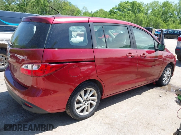 2013 Mazda 5 Sport with VIN JM1CW2BLXD0150993, listed as a IAAI auction lot 42157831 with 166,816 mi miles. Bid and sale history available at carsss.com. Image 4.