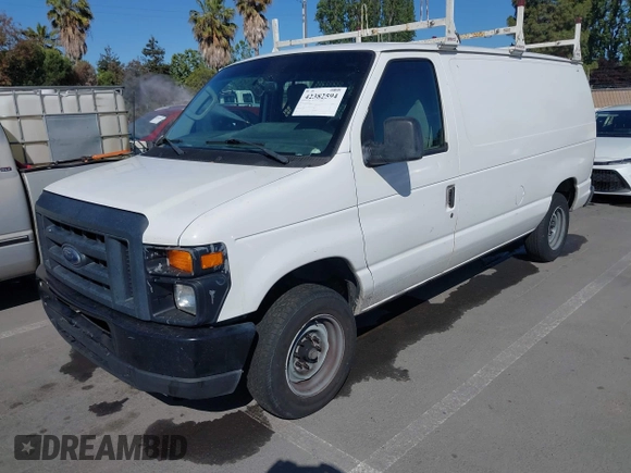 2013 Ford Econoline Cargo Commercial with VIN 1FTNE1EW7DDA98789, listed as a IAAI auction lot 42382594 with 251,602 mi miles and . Bid and sale history available at DreamBid. Image 2.