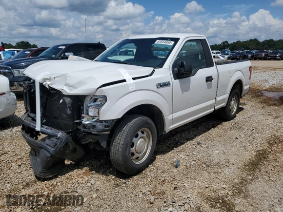 2017 Ford F-150 XL с VIN 1FTMF1C89HFC37988, выставлен на аукционе Copart как лот 62654895 с пробегом 107 035 миль миль и Списание • Salvage title. История ставок и продаж доступна на DreamBid. Изображение 1.