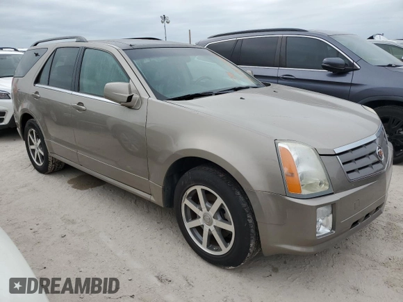 2004 Cadillac SRX with VIN 1GYDE63A640138815, listed as a Copart auction lot 76993364 with 0 mi miles and Salvage Title. Bid and sale history available at carsss.com. Image 4.