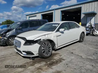 2020 Lincoln Continental Standard with VIN 1LN6L9VK1L5607155, listed as a Copart auction lot 74897484 with 33,270 mi miles and Salvage Title. Bid and sale history available at carsss.com. Image 1.