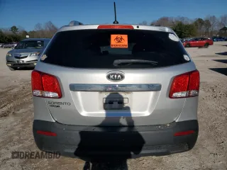 2012 Kia Sorento LX with VIN 5XYKTDA22CG243878, listed as a Copart auction lot 46580125 with 0 mi miles and Salvage Title. Bid and sale history available at carsss.com. Image 6.