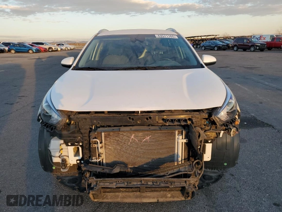 2022 Kia Niro LXS with VIN KNDCB3LC4N5549466, listed as a Copart auction lot 43571165 with 55,060 mi miles and Salvage Title. Bid and sale history available at carsss.com. Image 5.