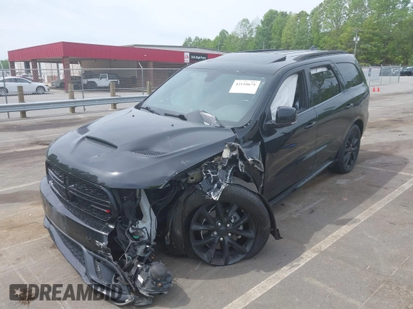 2018 Dodge Durango GT with VIN 1C4RDJDG0JC317561, listed as a IAAI auction lot 42110671 with 84,147 mi miles and . Bid and sale history available at DreamBid. Image 2.