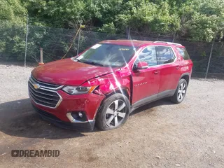 2018 Chevrolet Traverse LT z VIN 1GNEVHKW6JJ184290, wystawiony jako IAAI lot #42176919 z przebiegiem 103 835 mil mil oraz . Historia ofert i sprzedaży dostępna na DreamBid. Obrazek 2.