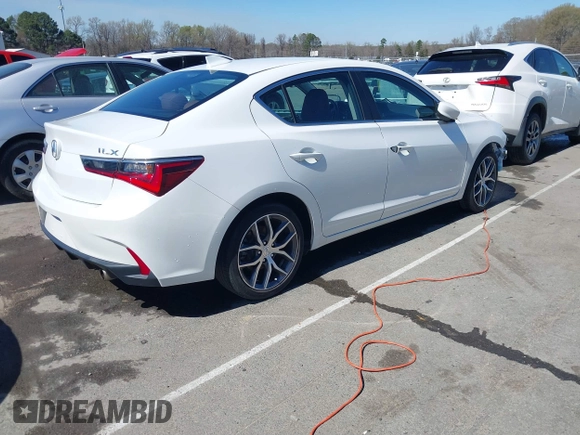 2019 Acura ILX w/Premium Pkg with VIN 19UDE2F74KA010449, listed as a IAAI auction lot 41822341 with 54,879 mi miles. Bid and sale history available at carsss.com. Image 4.