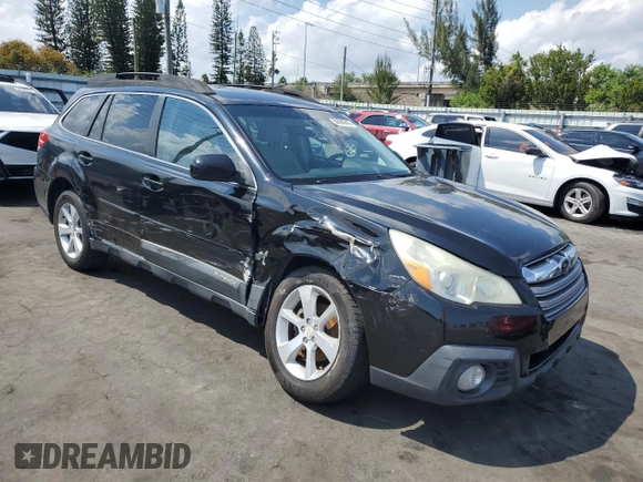 2013 Subaru Outback Premium with VIN 4S4BRCCC5D3266569, listed as a Copart auction lot 50696945 with 135,579 mi miles and Salvage Title. Bid and sale history available at carsss.com. Image 4.