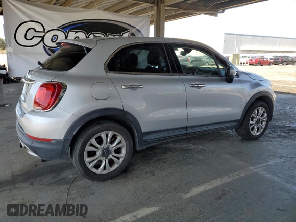 2016 FIAT 500X Lounge with VIN ZFBCFXDTXGP395057, listed as a Copart auction lot 57891025 with 126,980 mi miles and Clean title. Bid and sale history available at DreamBid. Image 3.