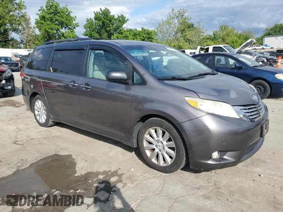 2011 Toyota Sienna XLE AAS with VIN 5TDYK3DC5BS010512, listed as a Copart auction lot 58614775 with 215,020 mi miles and Clean title. Bid and sale history available at DreamBid. Image 4.