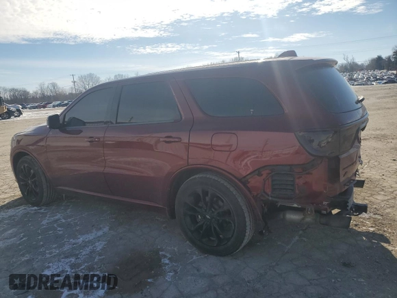 2020 Dodge Durango R/T with VIN 1C4SDJCT5LC370081, listed as a Copart auction lot 88542465 with 109,724 mi miles and Salvage title. Bid and sale history available at DreamBid. Image 2.