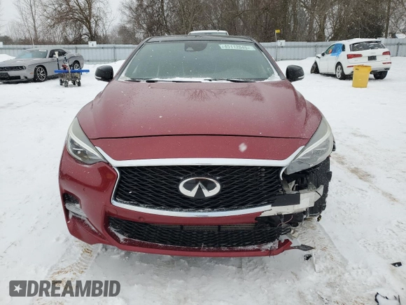 2017 Infiniti QX30 Premium with VIN SJKCH5CP9HA021587, listed as a Copart auction lot 45112045 with 127,276 mi miles and Salvage Title. Bid and sale history available at DreamBid. Image 5.