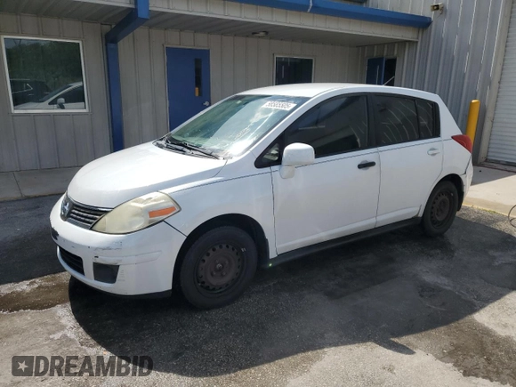 2007 Nissan Versa S with VIN 3N1BC13E77L456008, listed as a Copart auction lot 58585505 with 150,004 mi miles and Salvage title. Bid and sale history available at DreamBid. Image 1.