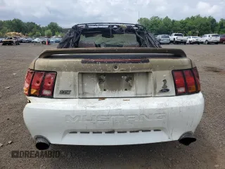 1999 Ford Mustang SVT Cobra z VIN 1FAFP46V6XF185040, wystawiony jako Copart lot #62527205 z przebiegiem Nie podano mil oraz Szkoda całkowita • Salvage title. Historia ofert i sprzedaży dostępna na DreamBid. Obrazek 6.