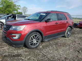 2017 Ford Explorer Sport z VIN 1FM5K8GT1HGB38806, wystawiony jako Copart lot #55734085 z przebiegiem 121 444 mil mil oraz Szkoda całkowita • Salvage title. Historia ofert i sprzedaży dostępna na DreamBid. Obrazek 1.