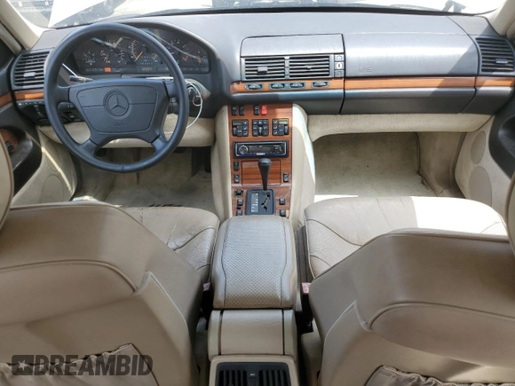1994 Mercedes-Benz S 320 with VIN WDBGA32EXRA162522, listed as a Copart auction lot 55530585 with 83,025 mi miles and Clean Title. Bid and sale history available at DreamBid. Image 8.