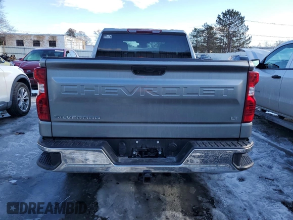 2023 Chevrolet Silverado 1500 LT with VIN 1GCRDDED0PZ329043, listed as a Copart auction lot 47159045 with 0 mi miles and Salvage Title. Bid and sale history available at carsss.com. Image 6.