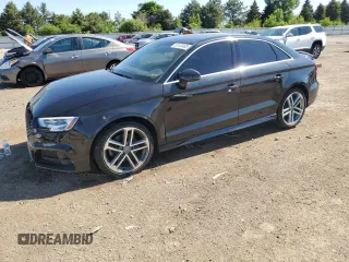 2017 Audi A3 Premium Plus with VIN WAUJ8GFF3H1041176, listed as a Copart auction lot 58133465 with 60,161 mi miles and Salvage title. Bid and sale history available at DreamBid. Image 1.