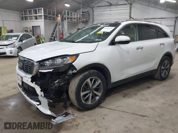 2019 Kia Sorento EX with VIN 5XYPHDA51KG521590, listed as a IAAI auction lot 42045921 with 108,371 mi miles and . Bid and sale history available at DreamBid. Image 17.