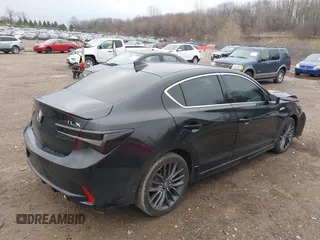 2022 Acura ILX Premium with VIN 19UDE2F83NA007359, listed as a IAAI auction lot 42012805 with 24,564 mi miles and . Bid and sale history available at DreamBid. Image 4.