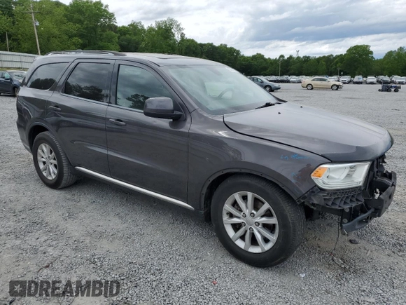 2015 Dodge Durango SXT with VIN 1C4RDJAG0FC799427, listed as a Copart auction lot 53903225 with 175,147 mi miles and Salvage title. Bid and sale history available at DreamBid. Image 4.