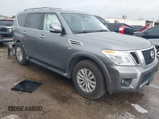 2019 Nissan Armada Platinum with VIN JN8AY2ND9K9085833, listed as a IAAI auction lot 41545337 with 80,615 mi miles. Bid and sale history available at carsss.com. Image 1.