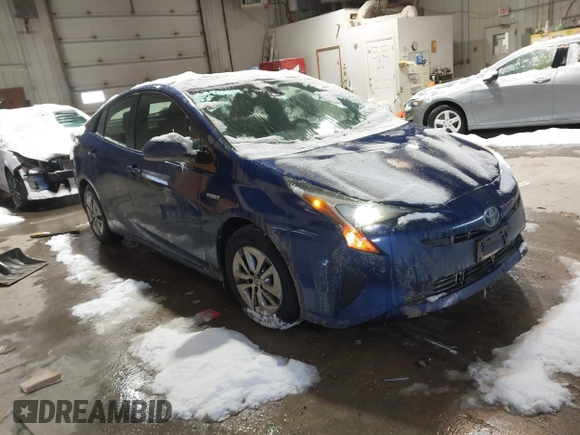 2018 Toyota Prius Two with VIN JTDKBRFU5J3059613, listed as a IAAI auction lot 41581314 with 142,505 mi miles and . Bid and sale history available at carsss.com. Image 1.