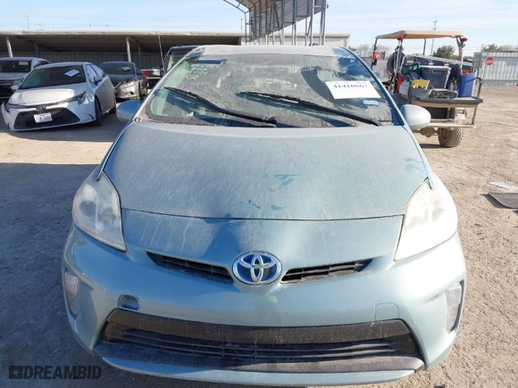 2012 Toyota Prius One with VIN JTDKN3DU6C1607740, listed as a IAAI auction lot 41410667 with NaN miles. Bid and sale history available at carsss.com. Image 12.