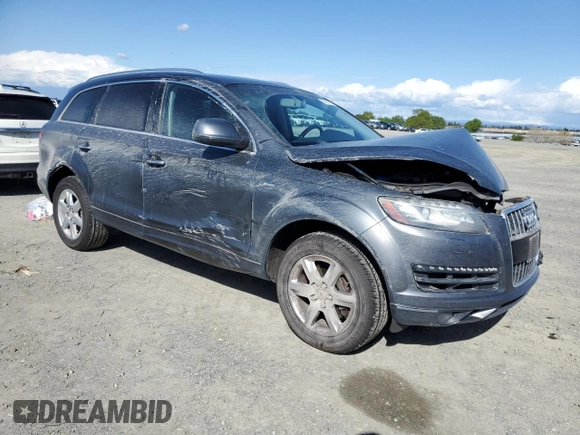 2015 Audi Q7 Premium z VIN WA1CGAFE1FD011120, wystawiony jako Copart lot #52003715 z przebiegiem 192 159 mil mil oraz Szkoda całkowita • Salvage title. Historia ofert i sprzedaży dostępna na DreamBid. Obrazek 4.