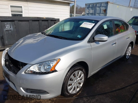 2014 Nissan Sentra S with VIN 3N1AB7APXEL680960, listed as a IAAI auction lot 41641025 with 94,467 mi miles and . Bid and sale history available at DreamBid. Image 18.