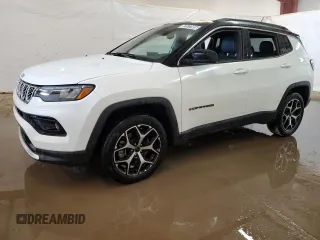 2025 Jeep Compass Limited with VIN 3C4NJDCN5ST509900, listed as a Copart auction lot 52972905 with 16,330 mi miles and Salvage title. Bid and sale history available at DreamBid. Image 1.