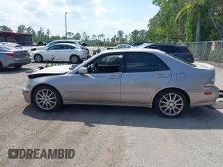 2003 Lexus IS 300 with VIN JTHBD192730074509, listed as a IAAI auction lot 42049035 with 296,596 mi miles. Bid and sale history available at carsss.com. Image 14.