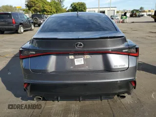 2023 Lexus IS with VIN JTHGZ1B29P5065711, listed as a Copart auction lot 41561005 with 40,542 mi miles and Non Repairable. Bid and sale history available at carsss.com. Image 6.