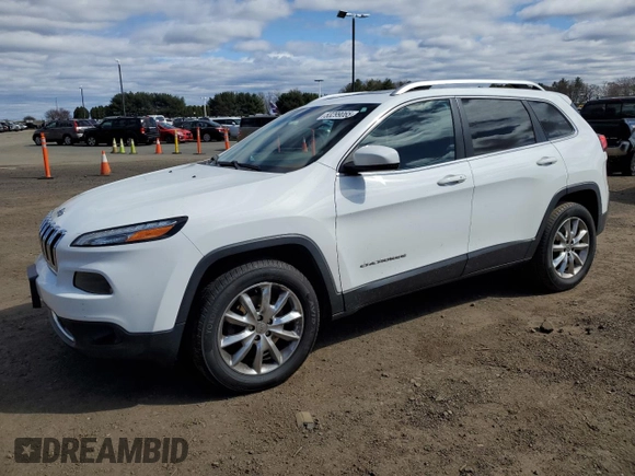 2016 Jeep Cherokee Limited with VIN 1C4PJMDS5GW188410, listed as a Copart auction lot 53299065 with 89,510 mi miles and Salvage Title. Bid and sale history available at DreamBid. Image 1.