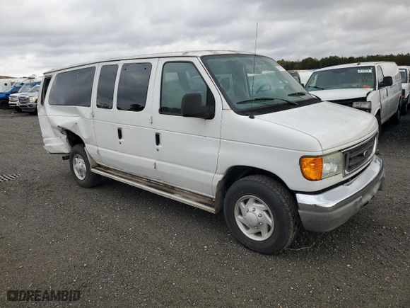 2007 Ford Econoline Wagon XL with VIN 1FBSS31L67DA55234, listed as a Copart auction lot 75065124 with 47,431 mi miles and Salvage Title. Bid and sale history available at carsss.com. Image 4.