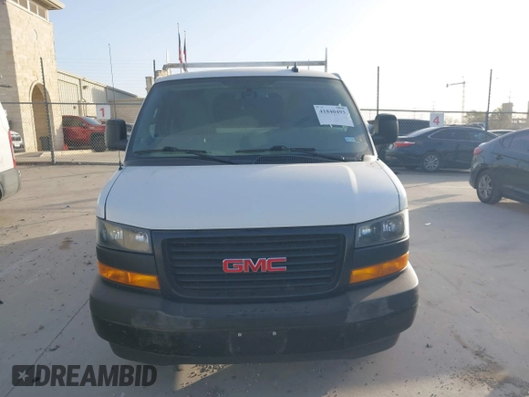 2022 GMC Savana Cargo Van with VIN 1GTW7AFPXN1139117, listed as a IAAI auction lot 41840493 with 107,784 mi miles. Bid and sale history available at carsss.com. Image 12.