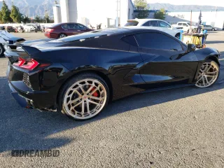 2022 Chevrolet Corvette 2LT with VIN 1G1YB2D48N5101733, listed as a Copart auction lot 77708113 with 6,875 mi miles. Bid and sale history available at carsss.com. Image 3.