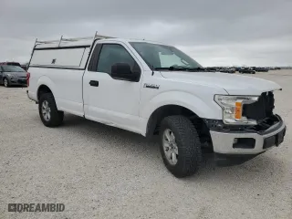 2019 Ford F-150 XL with VIN 1FTMF1C59KKC79369, listed as a Copart auction lot 42282245 with 91,449 mi miles and Salvage Title. Bid and sale history available at carsss.com. Image 4.