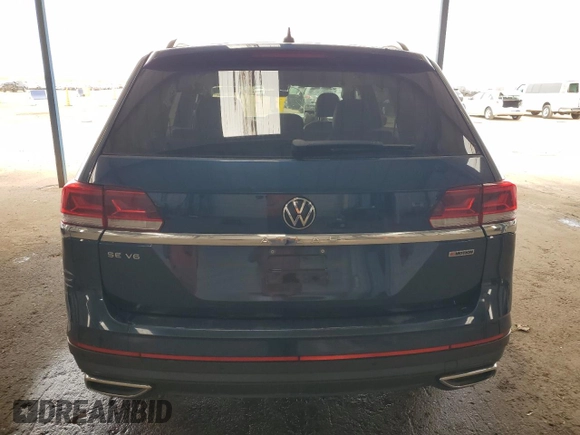 2021 Volkswagen Atlas SE with VIN 1V2HR2CA6MC574517, listed as a Copart auction lot 55796975 with 82,468 mi miles and Clean title. Bid and sale history available at DreamBid. Image 6.