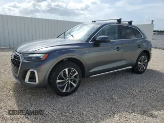 2023 Audi Q5 S line Premium Plus with VIN WA1EAAFY9P2055044, listed as a Copart auction lot 63425165 with 58,805 mi miles and Clean title. Bid and sale history available at DreamBid. Image 1.
