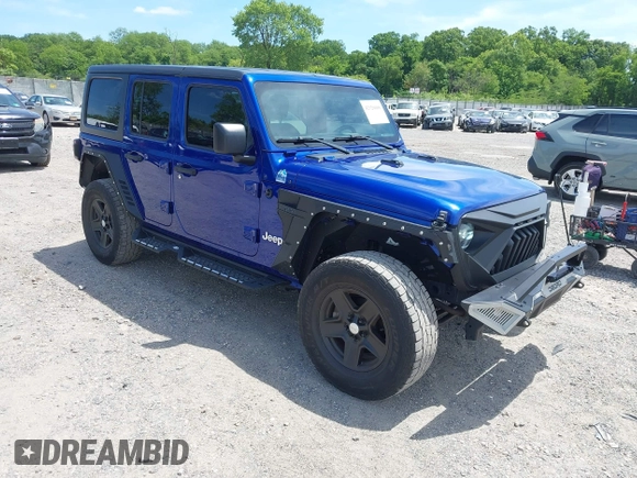 2019 Jeep Wrangler Unlimited Sport Altitude with VIN 1C4HJXDG2KW532866, listed as a IAAI auction lot 42320008 with 66,316 mi miles and . Bid and sale history available at DreamBid. Image 1.