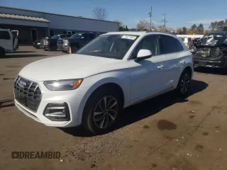 2021 Audi Q5 z VIN WA1BABFY0M2100523, wystawiony jako Copart lot #75421404 z przebiegiem 49 558 mil mil oraz Szkoda całkowita • Salvage title. Historia ofert i sprzedaży dostępna na DreamBid. Obrazek 1.