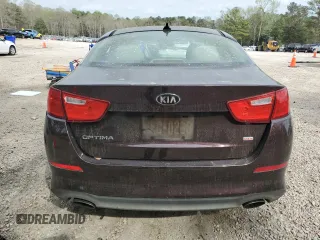 2015 Kia Optima LX with VIN 5XXGM4A70FG431824, listed as a Copart auction lot 51969595 with 130,205 mi miles and Salvage Title. Bid and sale history available at DreamBid. Image 6.