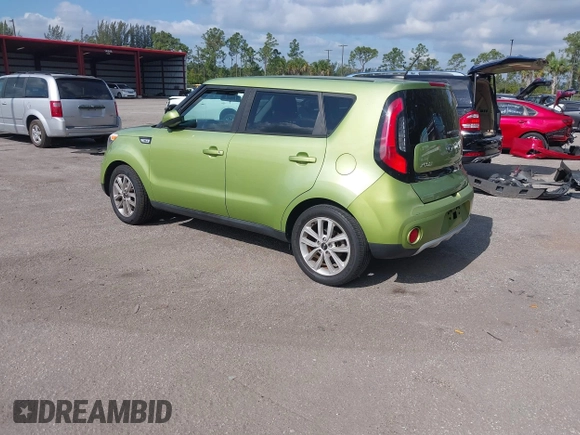 2017 Kia Soul + with VIN KNDJP3A54H7877024, listed as a IAAI auction lot 42107203 with 85,218 mi miles. Bid and sale history available at carsss.com. Image 3.
