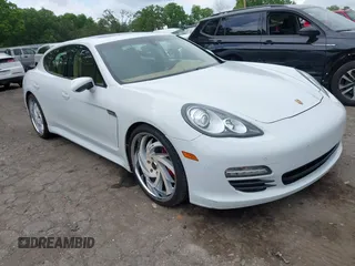 2013 Porsche Panamera with VIN WP0AA2A72DL014124, listed as a IAAI auction lot 42115410 with 184,206 mi miles and . Bid and sale history available at DreamBid. Image 1.