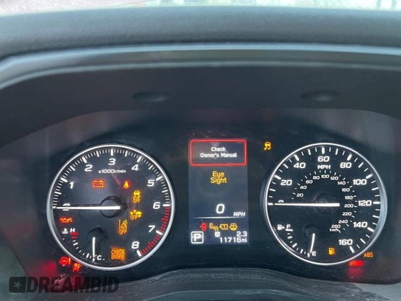 2023 Subaru Ascent Onyx Limited with VIN 4S4WMAKD7P3416183, listed as a Copart auction lot 61397615 with 11,716 mi miles and Salvage title. Bid and sale history available at DreamBid. Image 8.