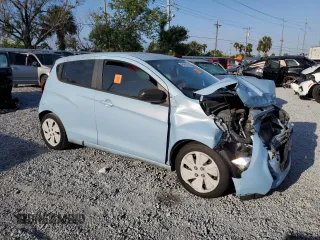 2016 Chevrolet Spark LS with VIN KL8CB6SAXGC571111, listed as a Copart auction lot 49480035 with 0 mi miles and Salvage Title. Bid and sale history available at carsss.com. Image 4.