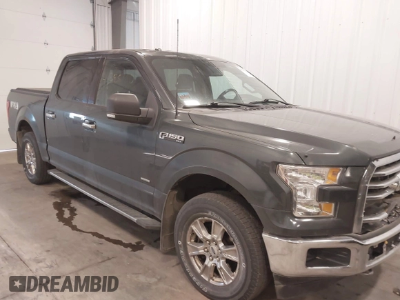 2015 Ford F-150 XLT with VIN 1FTEW1EP0FKE41589, listed as a IAAI auction lot 41345180 with 152,772 mi miles. Bid and sale history available at carsss.com. Image 1.