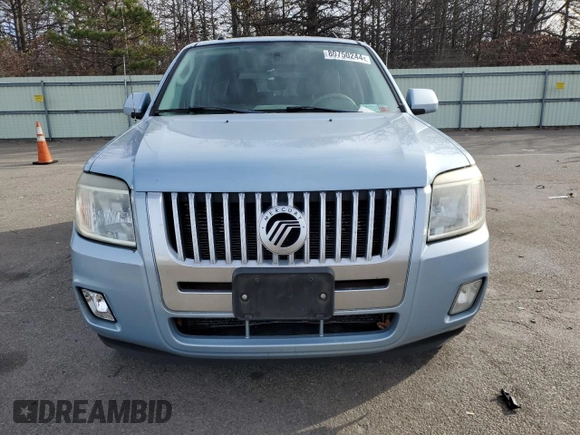 2009 Mercury Mariner Premier with VIN 4M2CU97719KJ17381, listed as a Copart auction lot 80750244 with 115,730 mi miles and Salvage Title. Bid and sale history available at carsss.com. Image 5.