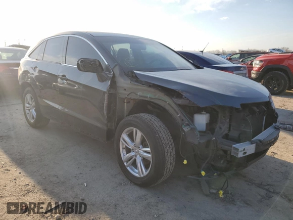 2015 Acura RDX with VIN 5J8TB4H39FL031592, listed as a Copart auction lot 43814514 with 107,020 mi miles and Salvage title. Bid and sale history available at DreamBid. Image 4.